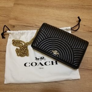 Coach Callie Deco Wallet On Chain Crossbody